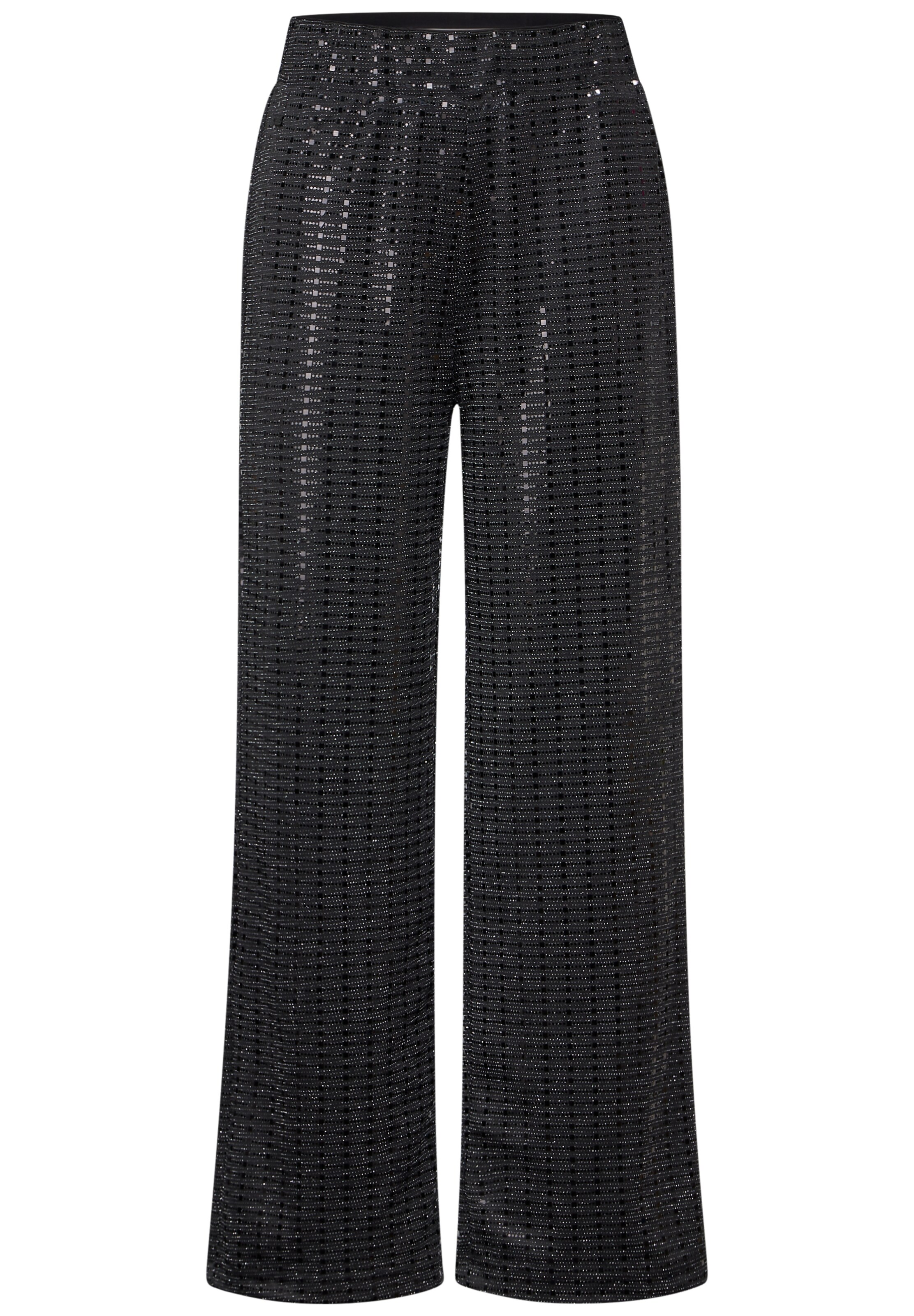 Street One Studio Loose fit Pants in Black: front