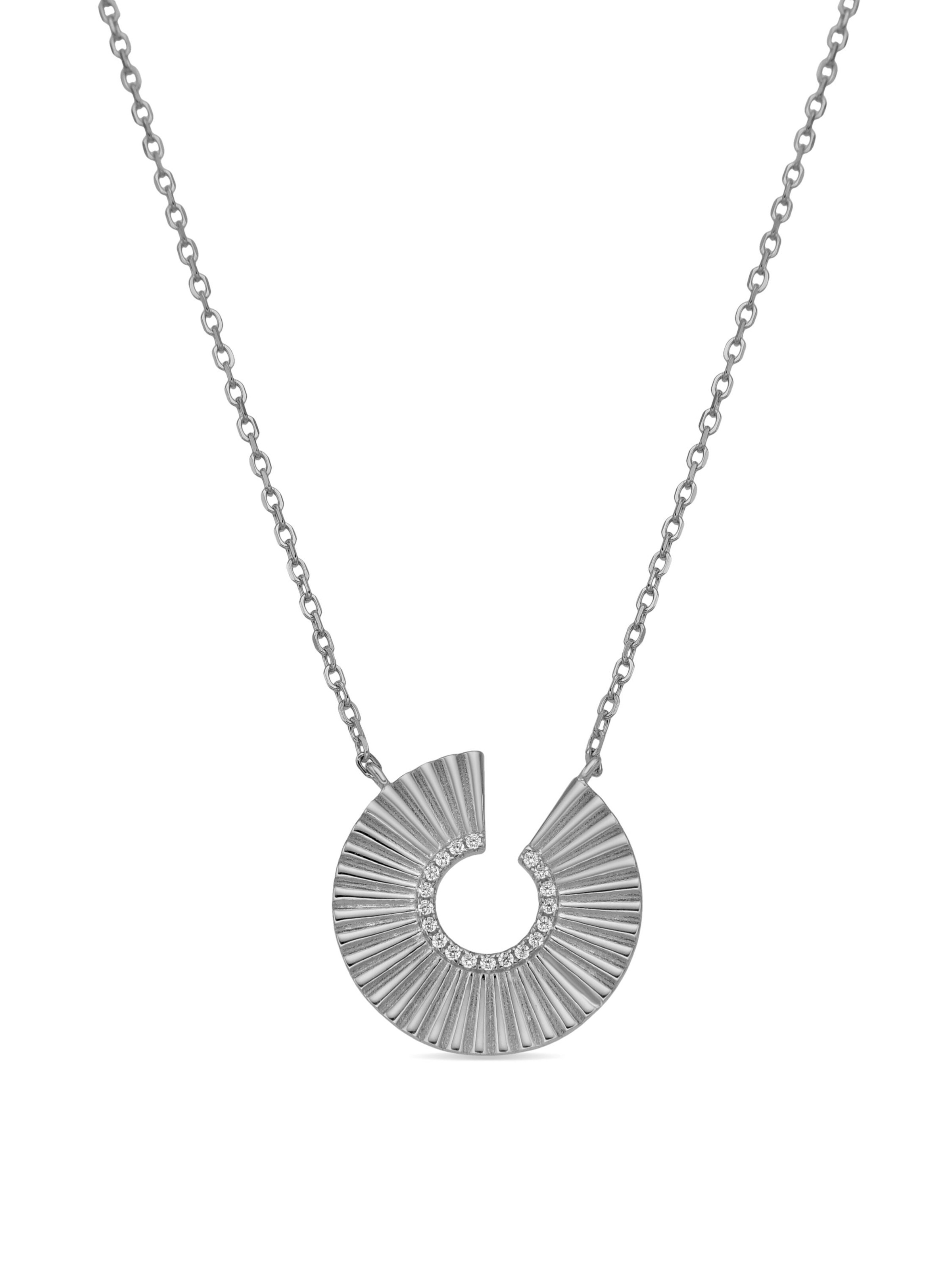 Luxenter Kette 'Dragi' in Silber