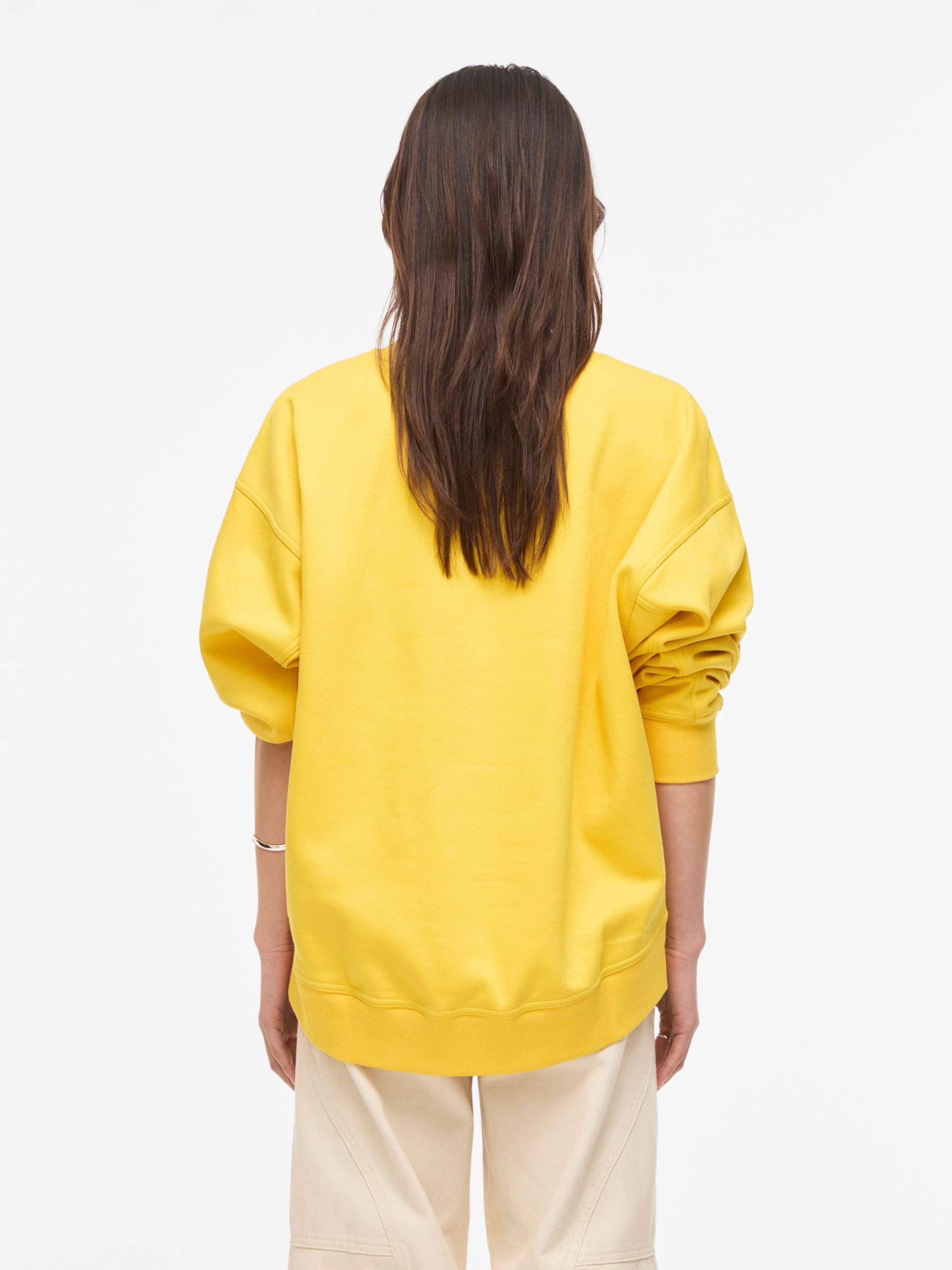 Sweat-shirt ROUGE EDIT en jaune