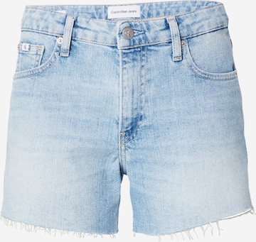 Calvin Klein Jeans Regular Jeans in Blauw: voorkant