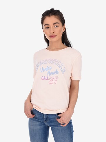 AÉROPOSTALE Shirt 'Venice' in Pink: front