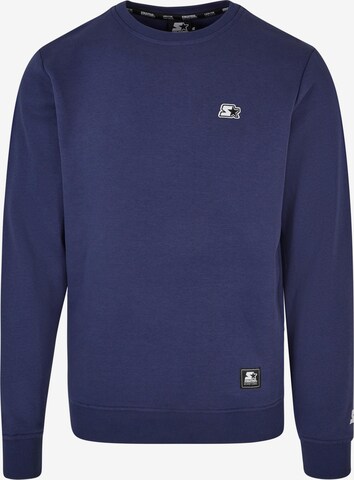 Starter Black Label Sweatshirt 'Essential' i blå: forside