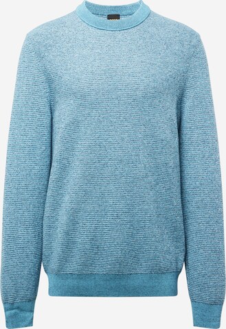 BOSS Sweater 'Aspok' in Blue: front