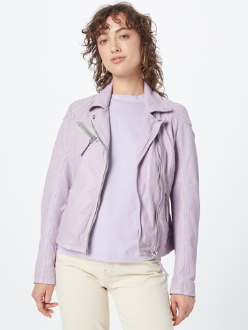 Gipsy Between-Season Jacket in Purple: front