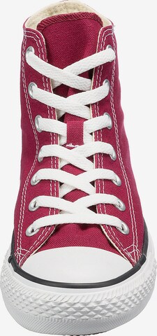 CONVERSE Trampki wysokie 'CHUCK TAYLOR ALL STAR CLASSIC HI' w kolorze czerwony