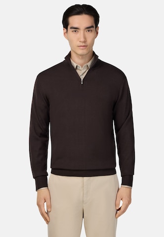 Pull-over Boggi Milano en marron : devant