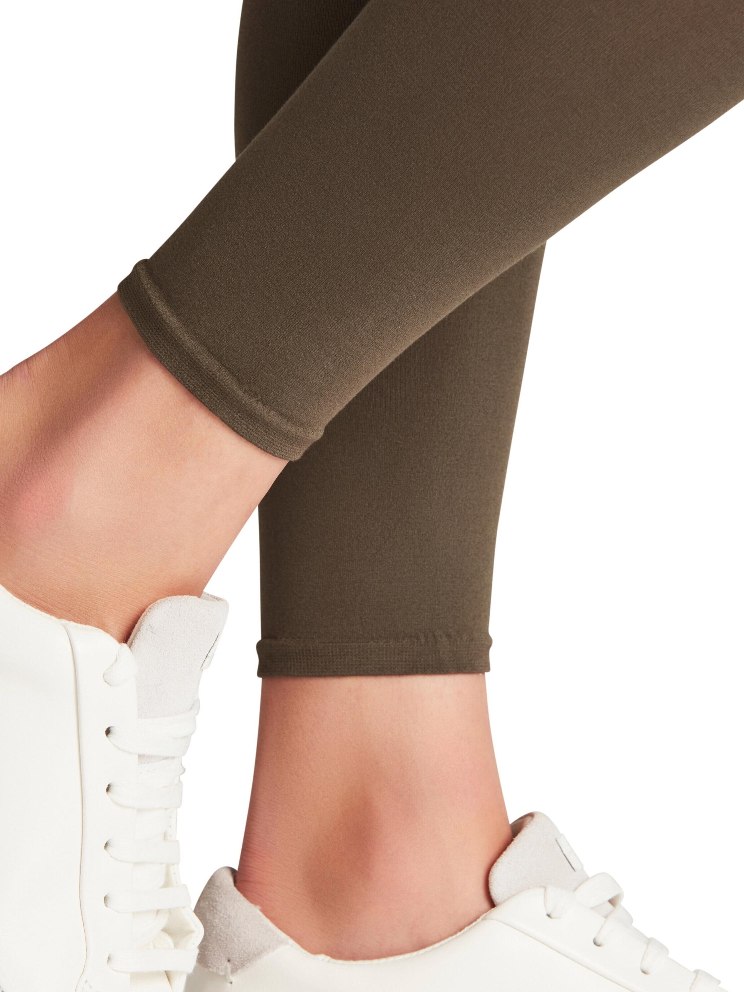 FALKE Skinny Leggings 'Cotton Touch' in Green
