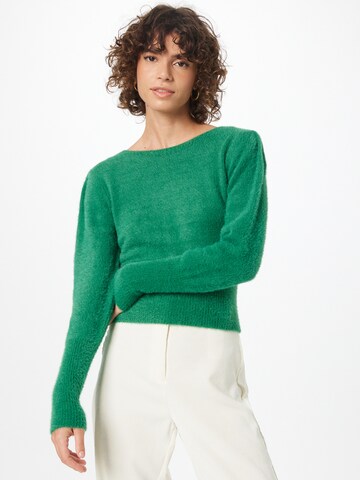ONLY Sweter 'Ella' w kolorze zielony: przód