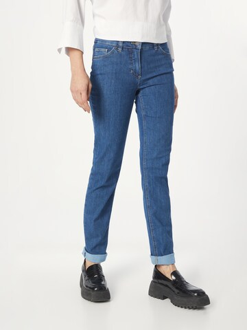 Slimfit Jeans di GERRY WEBER in blu: frontale