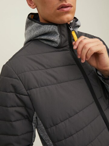 JACK & JONES Between-season jacket 'Berg' in Grey