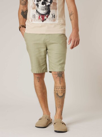 Deeluxe Regular Broek 'Midori' in Groen: voorkant