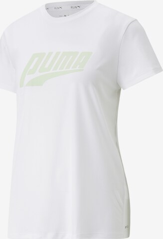 PUMA Functioneel shirt 'Run' in Wit: voorkant