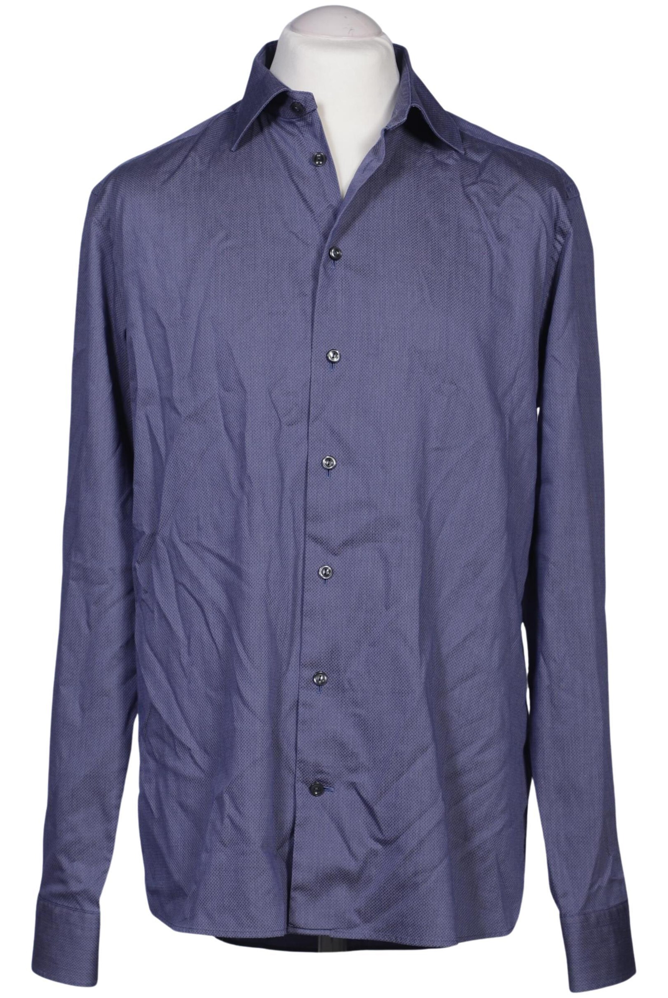 ETON Button Up Shirt in XL in Blue: front