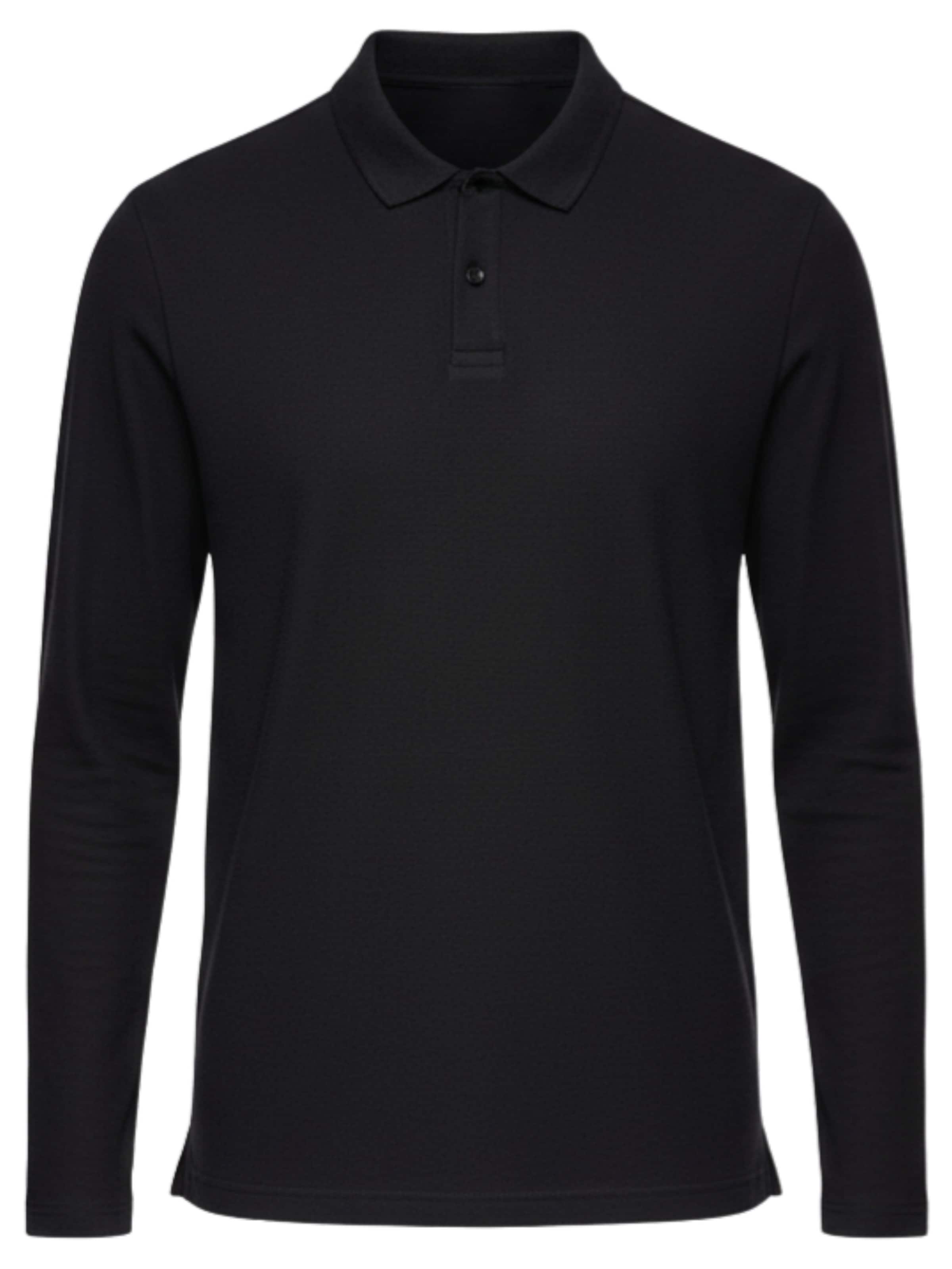 Ombre Shirt in Black: front