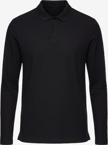 Ombre Shirt in Black: front