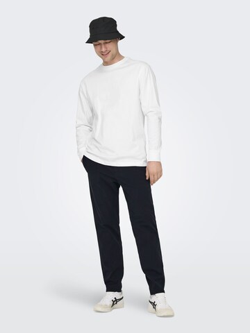 Only & Sons Tapered Chino Pants 'ONSLinus' in Blue