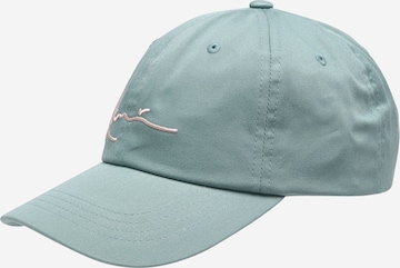 Casquette 'Signature' Karl Kani en bleu : devant