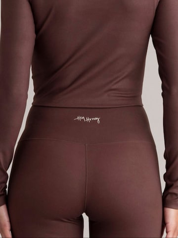 Skinny Leggings 'Always Dressed' Hey Honey en marron