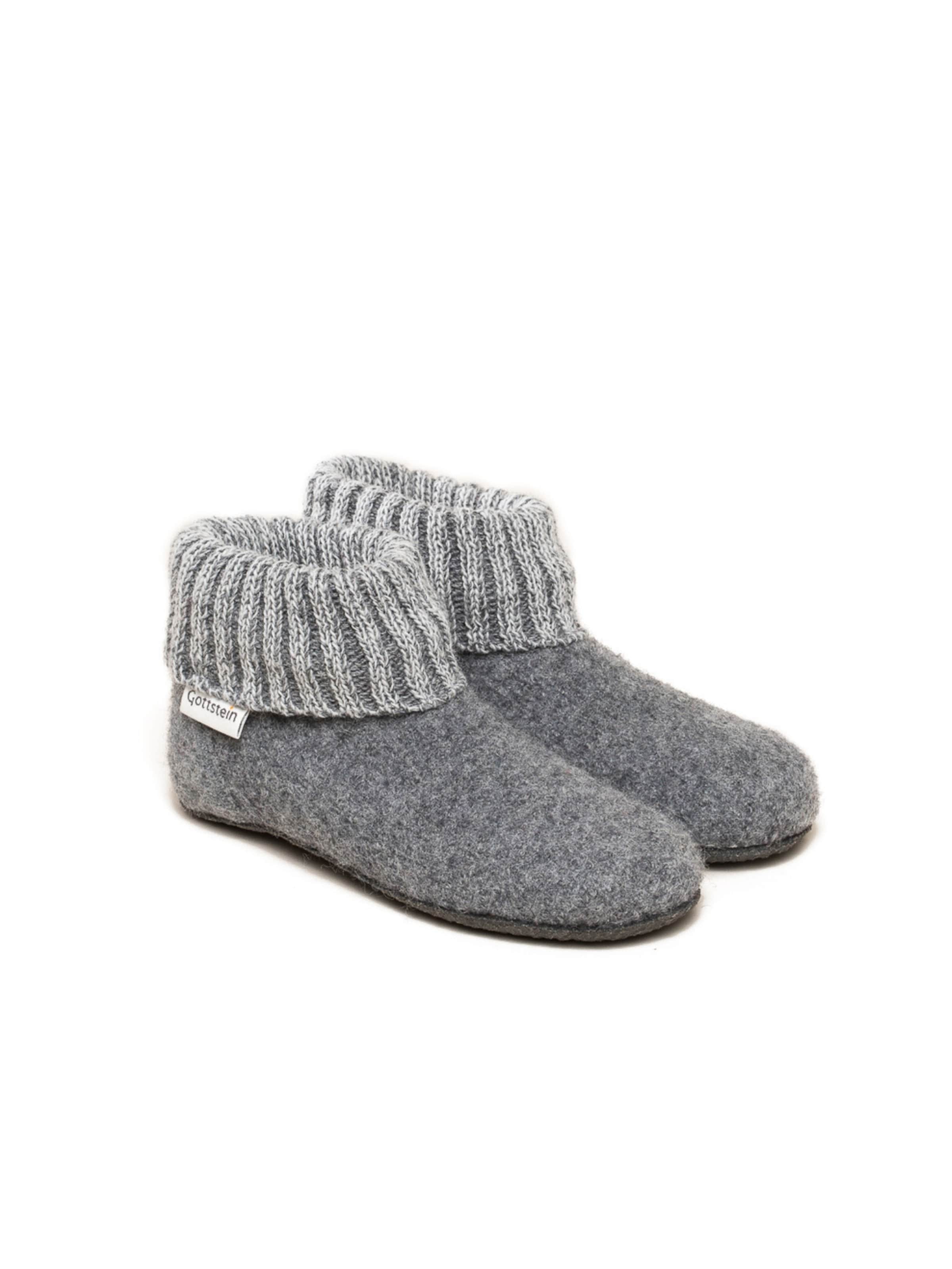 Gottstein Slippers 'Hüttenschuhe Alpine Boot FE' in Grey