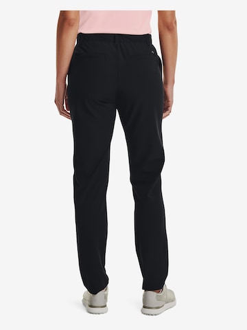 UNDER ARMOUR Regular Workout Pants 'Links' in Black