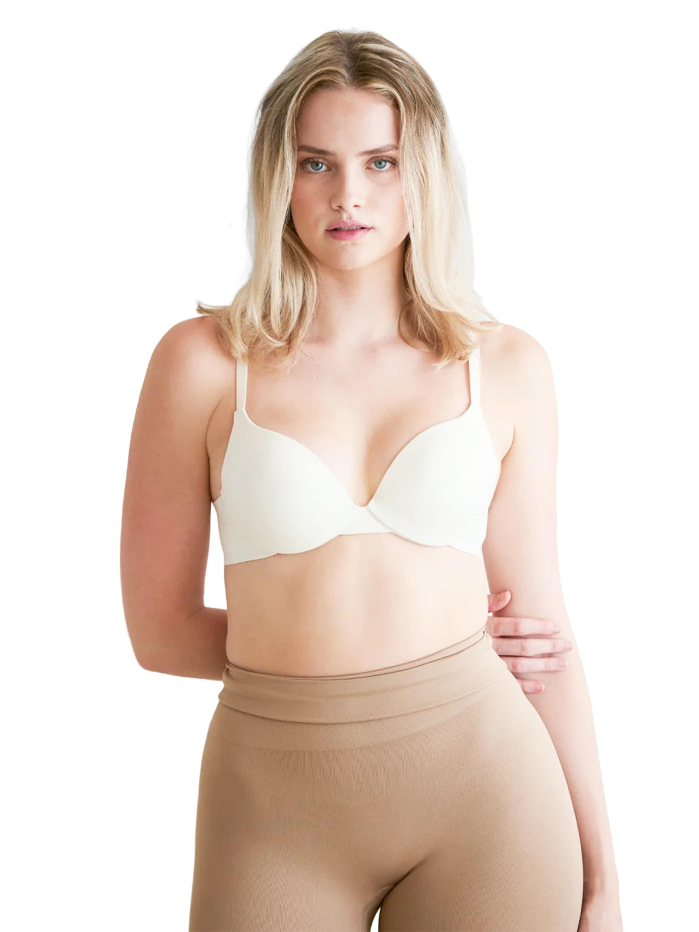 cfab (formerly creamy fabrics) - Push-up Sujetador en blanco: frente