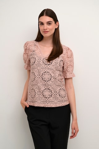 Chemisier 'Tiley' Cream en beige : devant