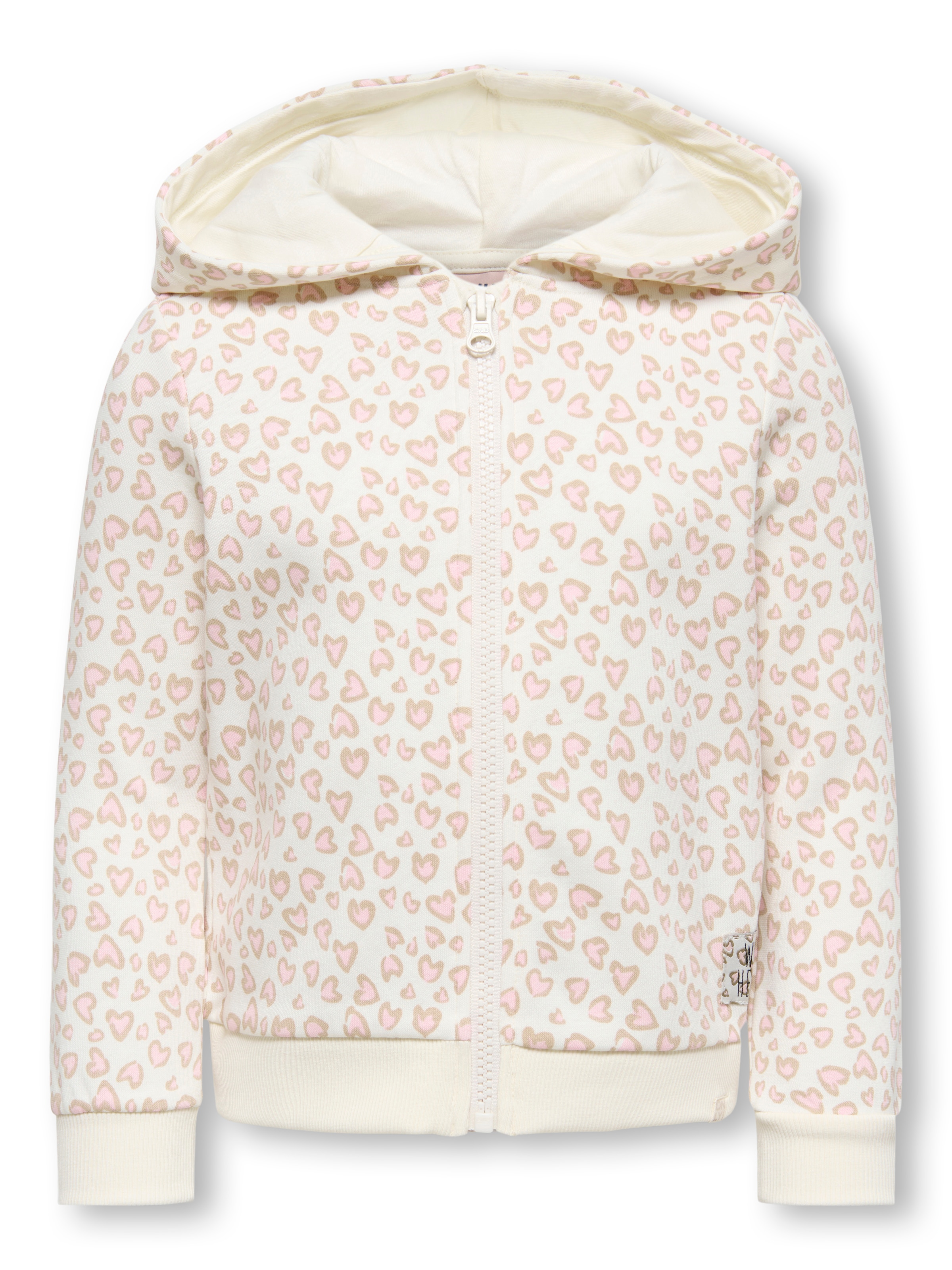 Only Mini Collegetakki 'KMGLEONORA' värissä valkoinen: etupuoli