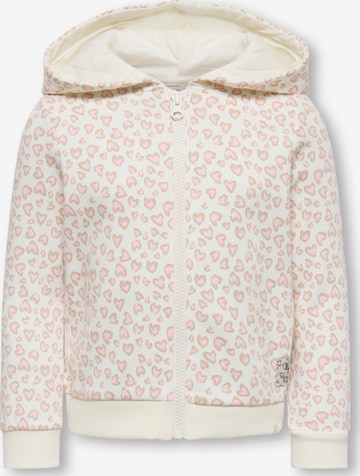 Only Mini Collegetakki 'KMGLEONORA' värissä valkoinen: etupuoli