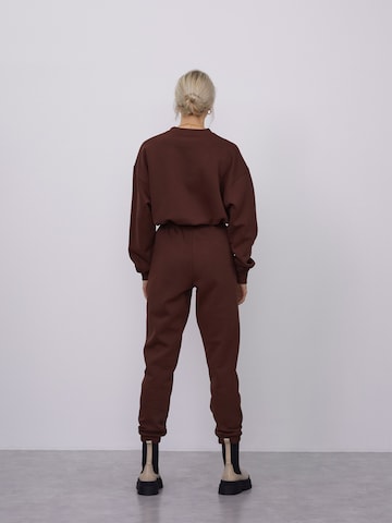 LeGer by Lena Gercke Tapered Trousers 'Ruby' in Brown