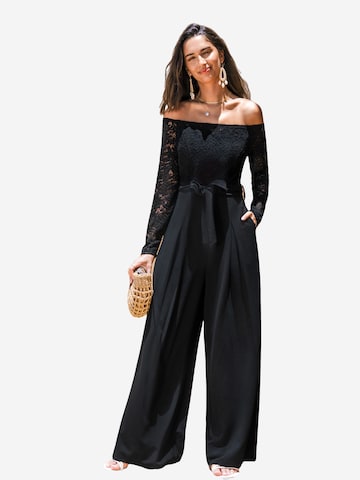 Cupshe Jumpsuit in Schwarz: Vorderseite