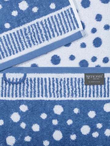 ROSS Handtuch 'Punkte allover'‌‌‌ in Blau