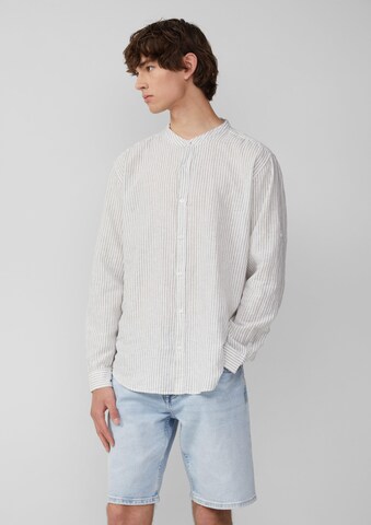 QS Regular Fit Hemd in Grün: Vorderseite