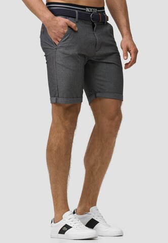 INDICODE JEANS Regular Chino trousers 'Bryant' in Grey
