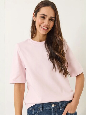 T-shirt 'T-Shirts' Bianco Lucci en rose