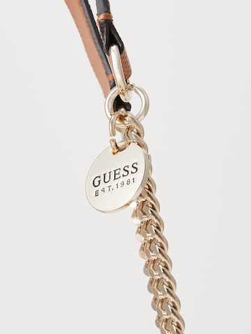 GUESS - Mala de ombro 'Noelle II' em castanho