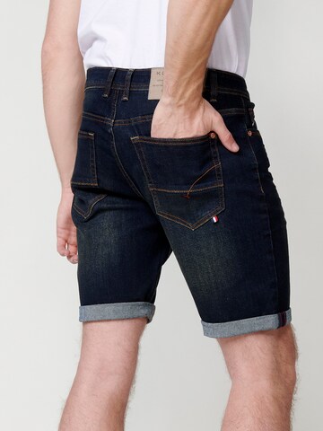Coupe slim Jean KOROSHI en bleu
