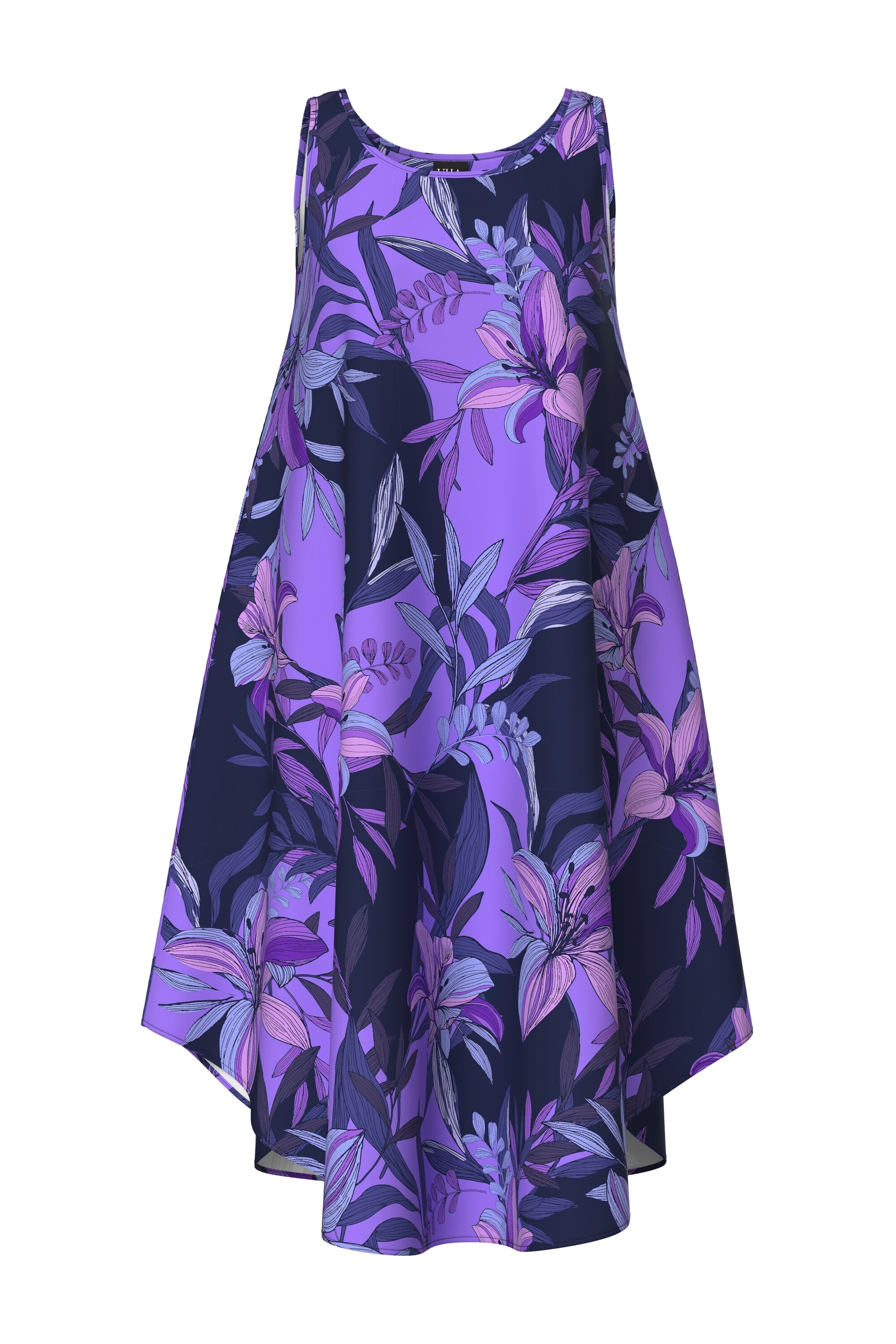 Ulla Popken Dress in Purple: front