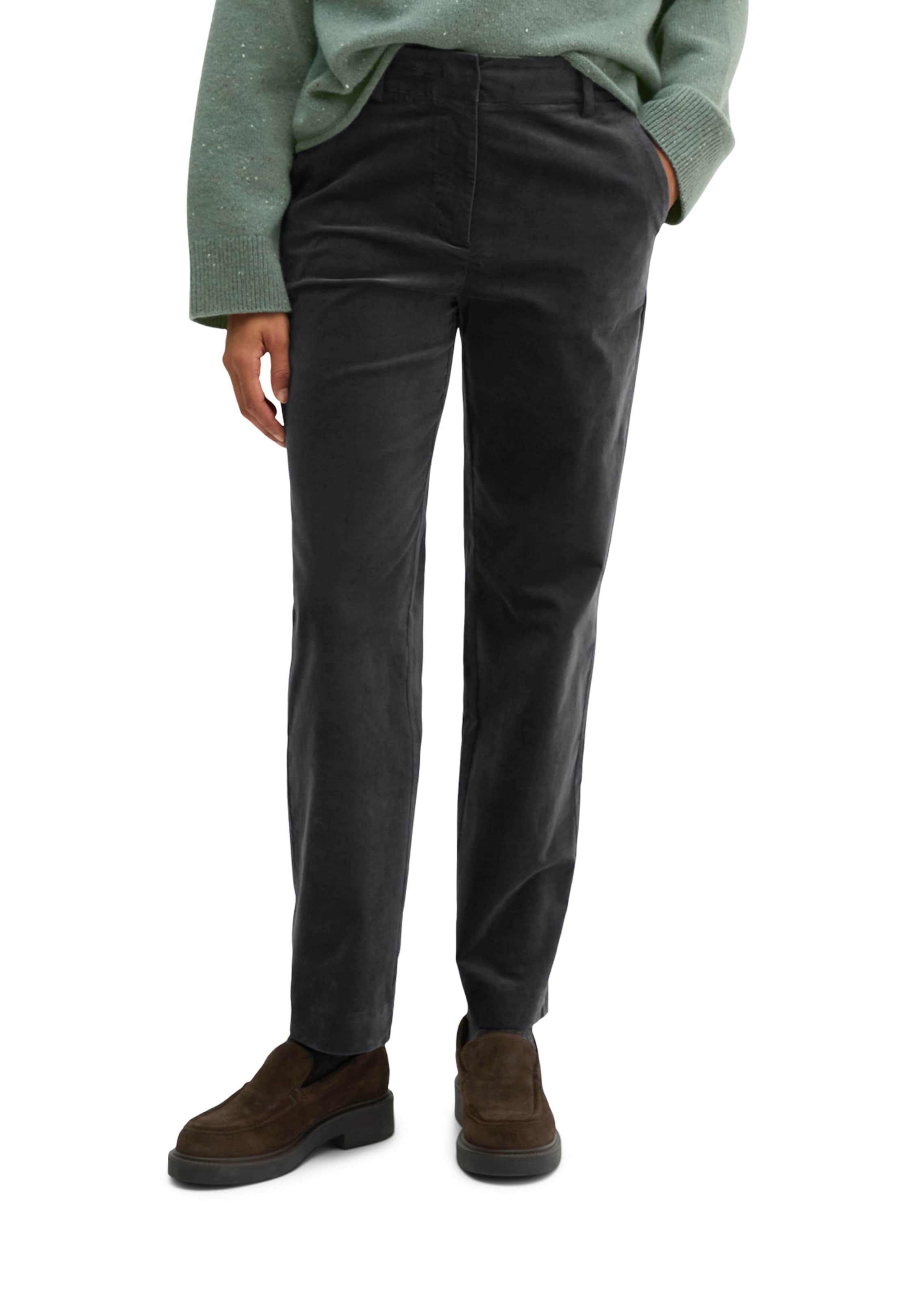 Marc O'Polo Tapered Hose in Grau: Vorderseite