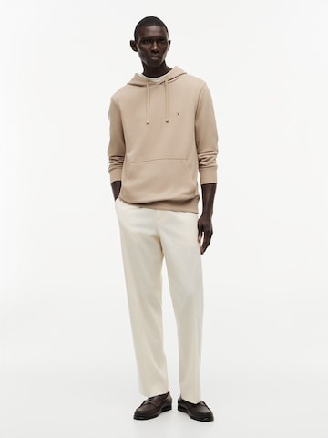 TOMMY HILFIGER Sweatshirt 'ESSENTIAL' in Beige