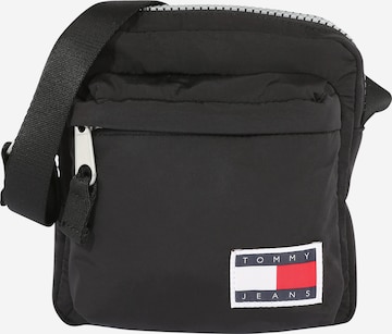 Tommy Jeans - Bolso de hombro en negro: frente