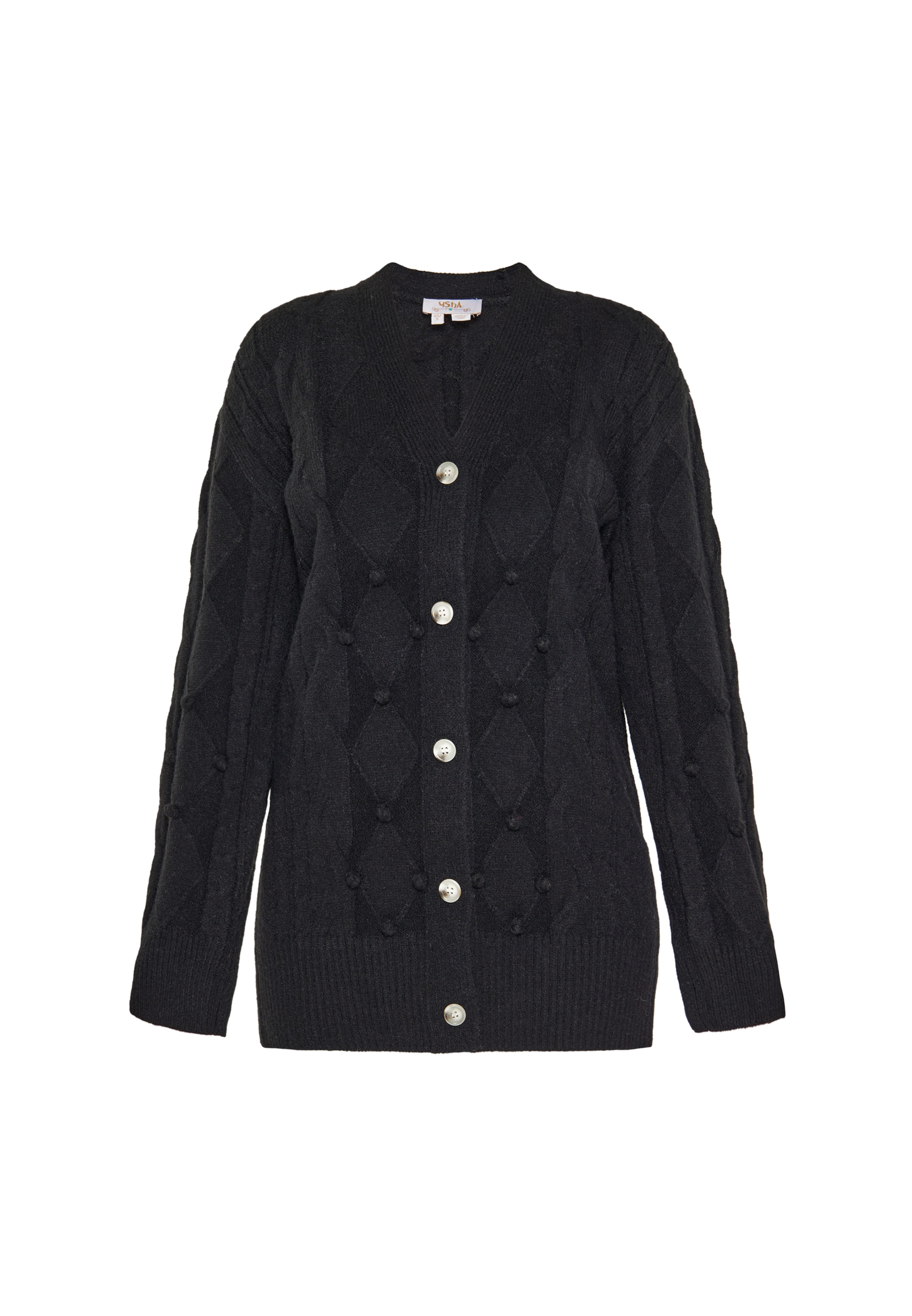 usha FESTIVALKardigan - crna boja: prednji dio