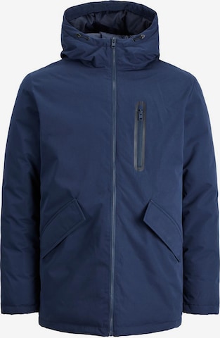 JACK & JONES Tussenparka in Blauw: voorkant