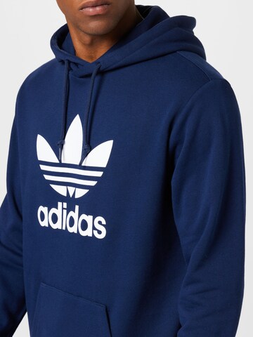 ADIDAS ORIGINALS - Sweatshirt 'Adicolor Classics Trefoil' em azul