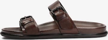 Kazar Mules in Brown: front