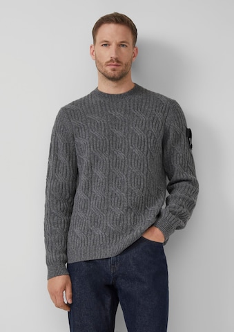 s.Oliver Sweater in Grey: front