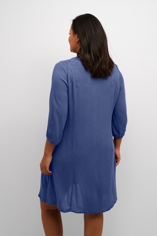 KAFFE CURVE Jurk 'Louisa' in Blauw