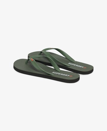 Tongs 'Core Essential' Superdry en vert