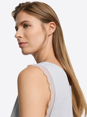 Hanro Nachthemd ' Inaya ' in Blau