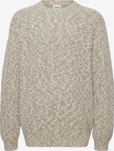 !Solid Sweater 'Gubber' in L in mottled beige, Item view