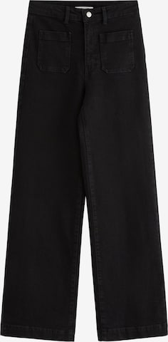 Lindex Wide Leg Farkut värissä musta: etupuoli